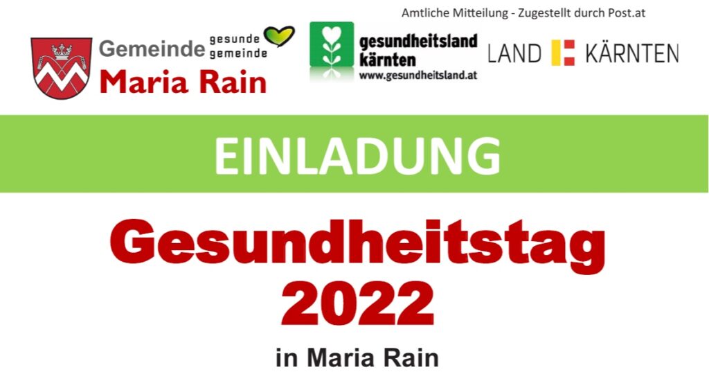 Gesunde Gemeinde Maria Rain