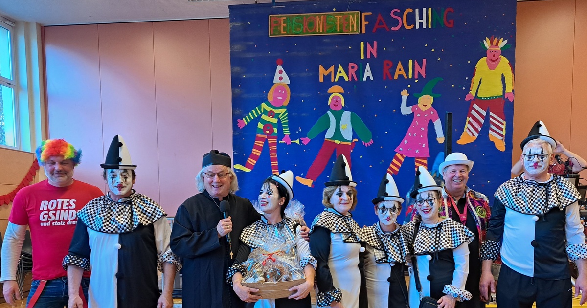 Stimmungsvoller Faschingsausklang in Maria Rain
