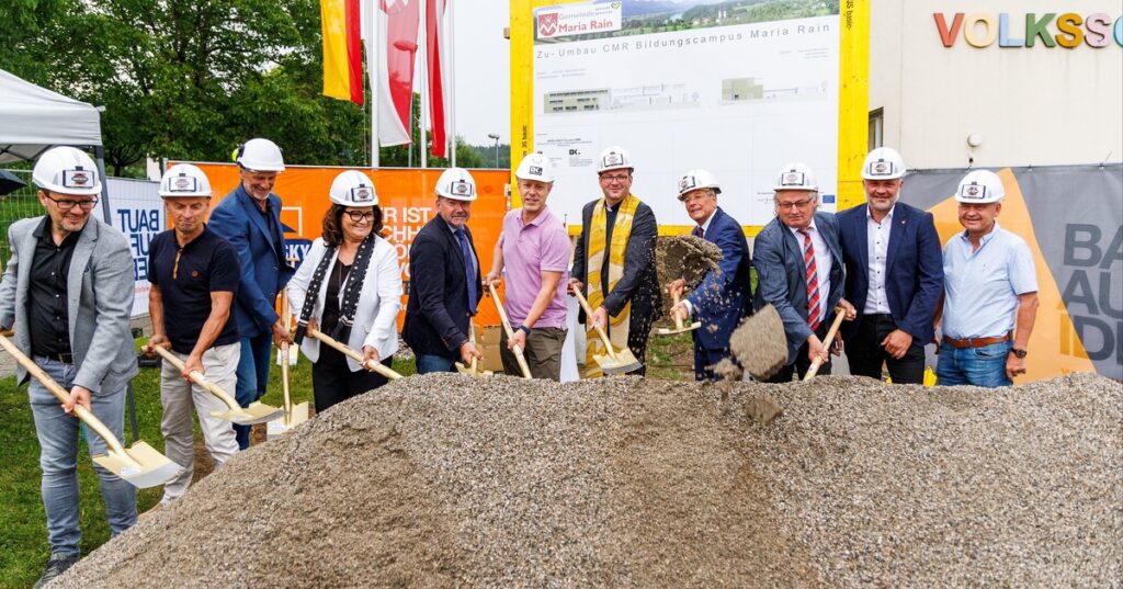 Baustart f&uuml;r den Bildungscampus Maria Rain