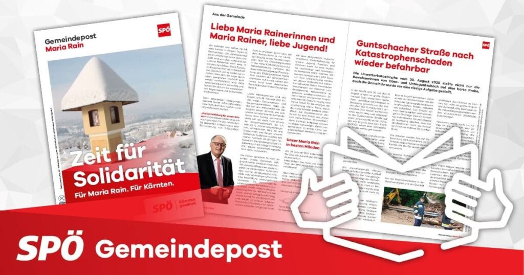 Gemeindepost Dezember 2020 &ndash; Maria Rain