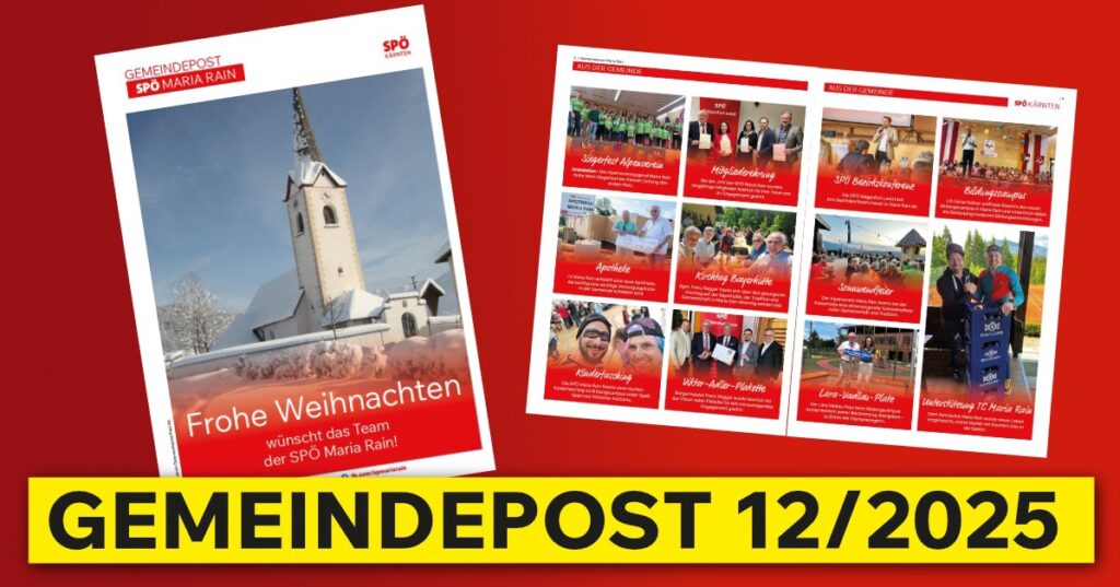 Gemeindepost Dezember 2025 Maria Rain